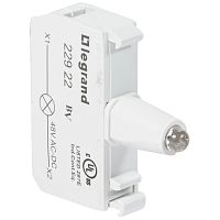 Блок подсветки для индикаторных кнопок и диффузоров - Osmoz - для комплектации - под винт - 48В~/= - зеленый | код 022922 |  Legrand